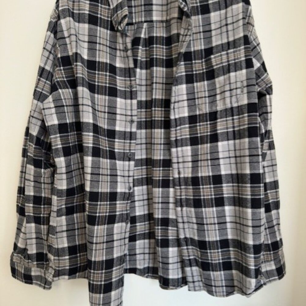 Eddie Bauer Plaid button shirt size TXL 100% cotton - Picture 4 of 6